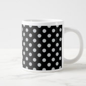 Tasse Géante Modifier Pois gris N'importe quelle couleur Clique (Droite)