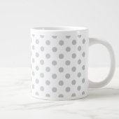 Tasse Géante Modifier Pois gris N'importe quelle couleur Clique (Droite)