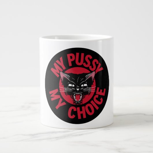Tasse Géante Mon chat mon choix (Devant)