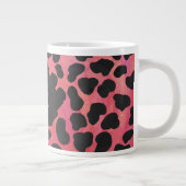Tasse Géante Monogramme Dalmatien Noir et Rouge (Droite)