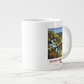 Tasse Géante Monsal Dale, train et viaduc British Rail (Devant droit)