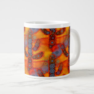 Tasse Géante Mosaïque de cactus du sud-ouest du Saguaro