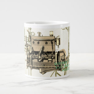 Tasse Géante Moteur Wisconsin Milwaukee Wisconsin Moteur à gaz 