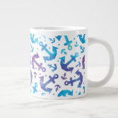 Tasse Géante Motif 2 d'Ancre de colorant de cravate (Droite)
