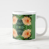 Tasse Géante Motif à fleurs d'Hibiscus orange (Droite)