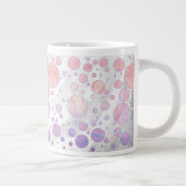 Tasse Géante Motif à points rose clair (Droite)