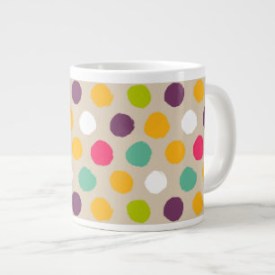 Tasse Géante motif à pois
