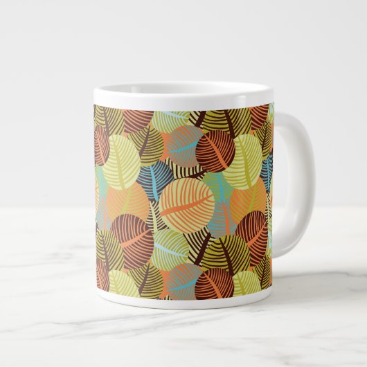 Tasse Géante motif Abstrait (Devant droit)