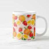 Tasse Géante motif Abstrait aux fraises (Droite)