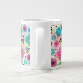 Tasse Géante motif arrière - plan de choux à fleurs (Dos)