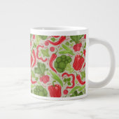 Tasse Géante motif clair à base de légumes frais (Droite)