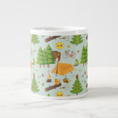 Tasse Géante Motif de camping (Devant)