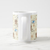 Tasse Géante motif de chat et de poissons (Dos)