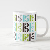 Tasse Géante Motif de clef d'alto (Droite)
