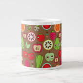 Tasse Géante Motif de cuisine de fruit (Devant)