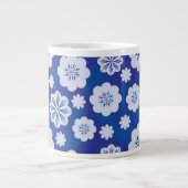 Tasse Géante motif de fleur (Devant)