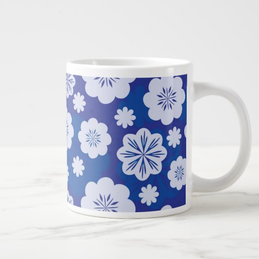 Tasse Géante motif de fleur (Droite)