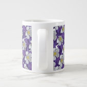 Tasse Géante Motif de fleurs Columbine (Dos)