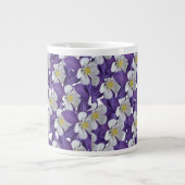 Tasse Géante Motif de fleurs Columbine (Devant)