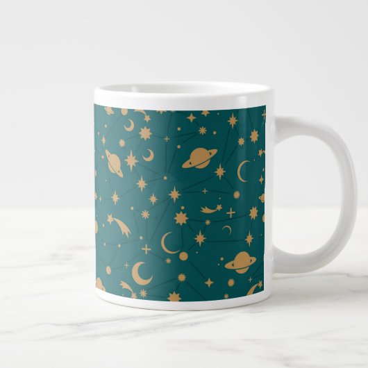 Tasse Géante Motif de l'espace (Droite)