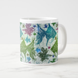 Tasse Géante Motif de poisson Vintage