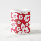 Tasse Géante Motif des fleurs d'Hibiscus (Devant)