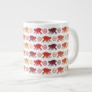 Tasse Géante Motif des singes rouges