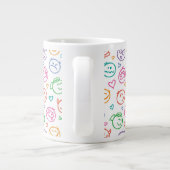 Tasse Géante motif des sourires (Dos)