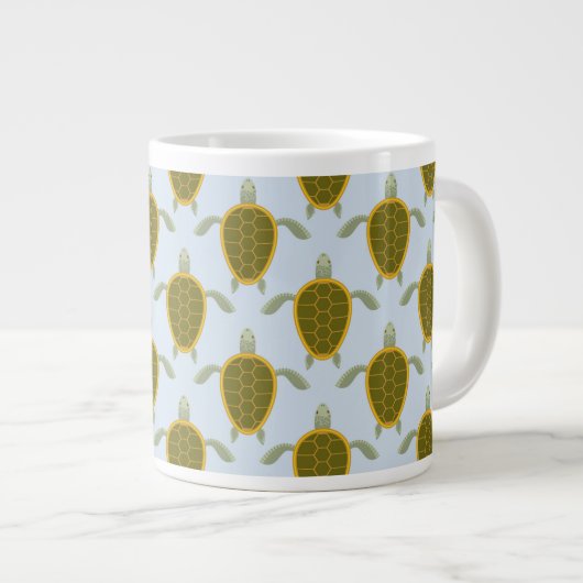 Tasse Géante Motif Des Tortues De Mer (Devant droit)