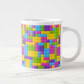 Tasse Géante Motif en plastique de blocs de construction (Droite)