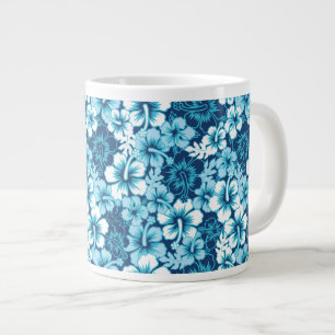 Tasse Géante Motif floral de ketmie de surf