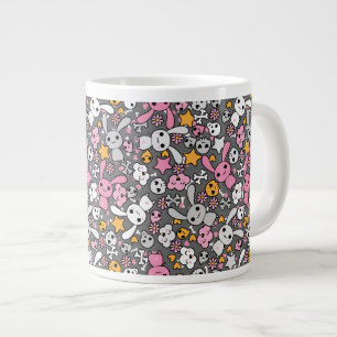 Tasse Géante motif gris de kawaii