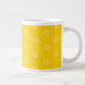 Tasse Géante Motif jaune de tranches d'ananas (Droite)