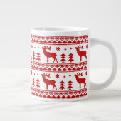 Tasse Géante Motif juste de chandail de Noël d'île (Droite)