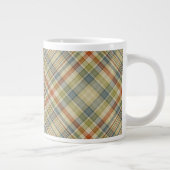 Tasse Géante Motif multicolore de plaid (Droite)