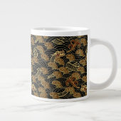 Tasse Géante Motif oriental du dragon de mer (Droite)
