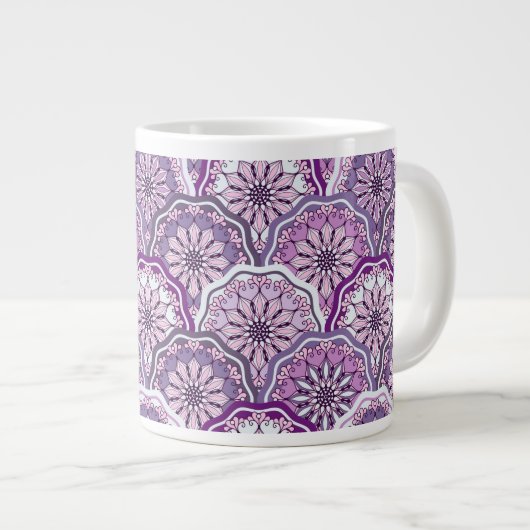 Tasse Géante Motif Vintage (Devant droit)