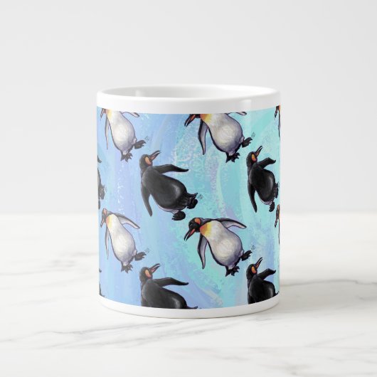 Tasse Géante Motifs de pingouin (Devant)