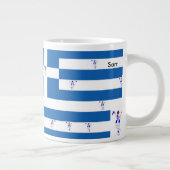 Tasse Géante Mug/Drapeau grec/Evzones (Droite)