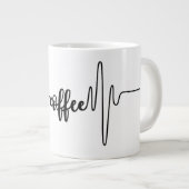 Tasse Géante Musique à coeur (Devant droit)