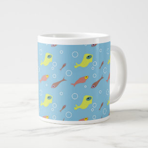 Tasse Géante Musique de poisson