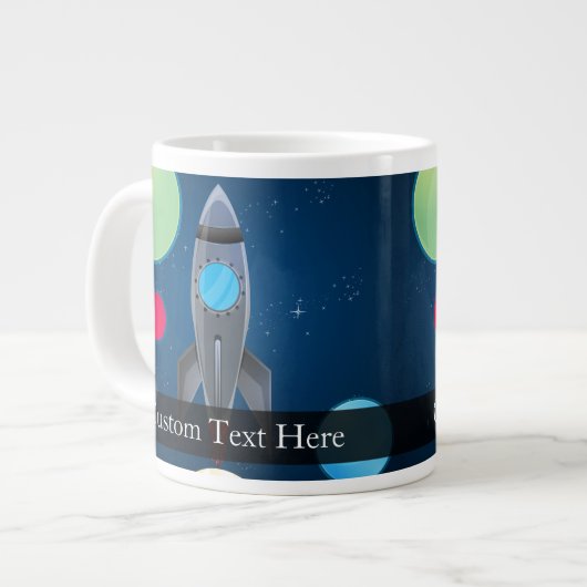 Tasse Géante Navire à fusée spatial (Devant gauche)