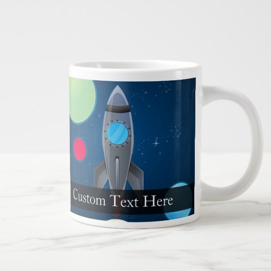 Tasse Géante Navire à fusée spatial (Droite)