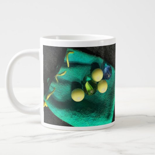 Tasse géante 'Ne perds pas tes billes' (Gauche)