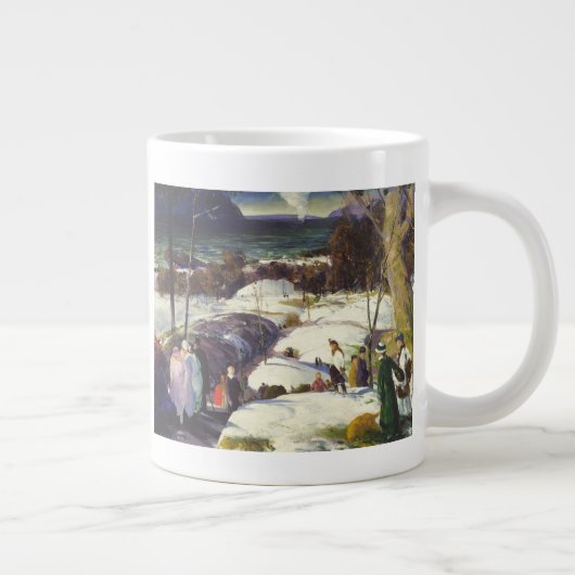 Tasse Géante Neige de Pâques (Droite)