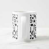 Tasse Géante Notes musicales et Clefs (Dos)