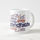 Tasse Géante Nuage première génération de mot (Devant droit)