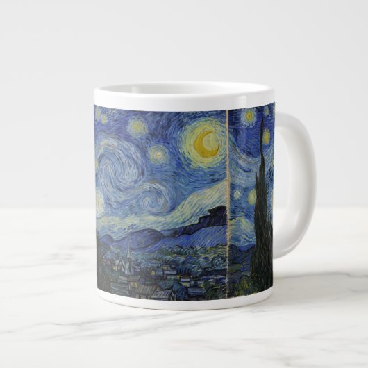Tasse Géante Nuit Van Gogh Starry (Devant droit)
