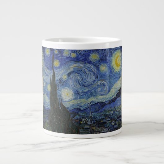 Tasse Géante Nuit Van Gogh Starry (Devant)