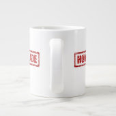 Tasse Géante Officiellement fait maison (Dos)